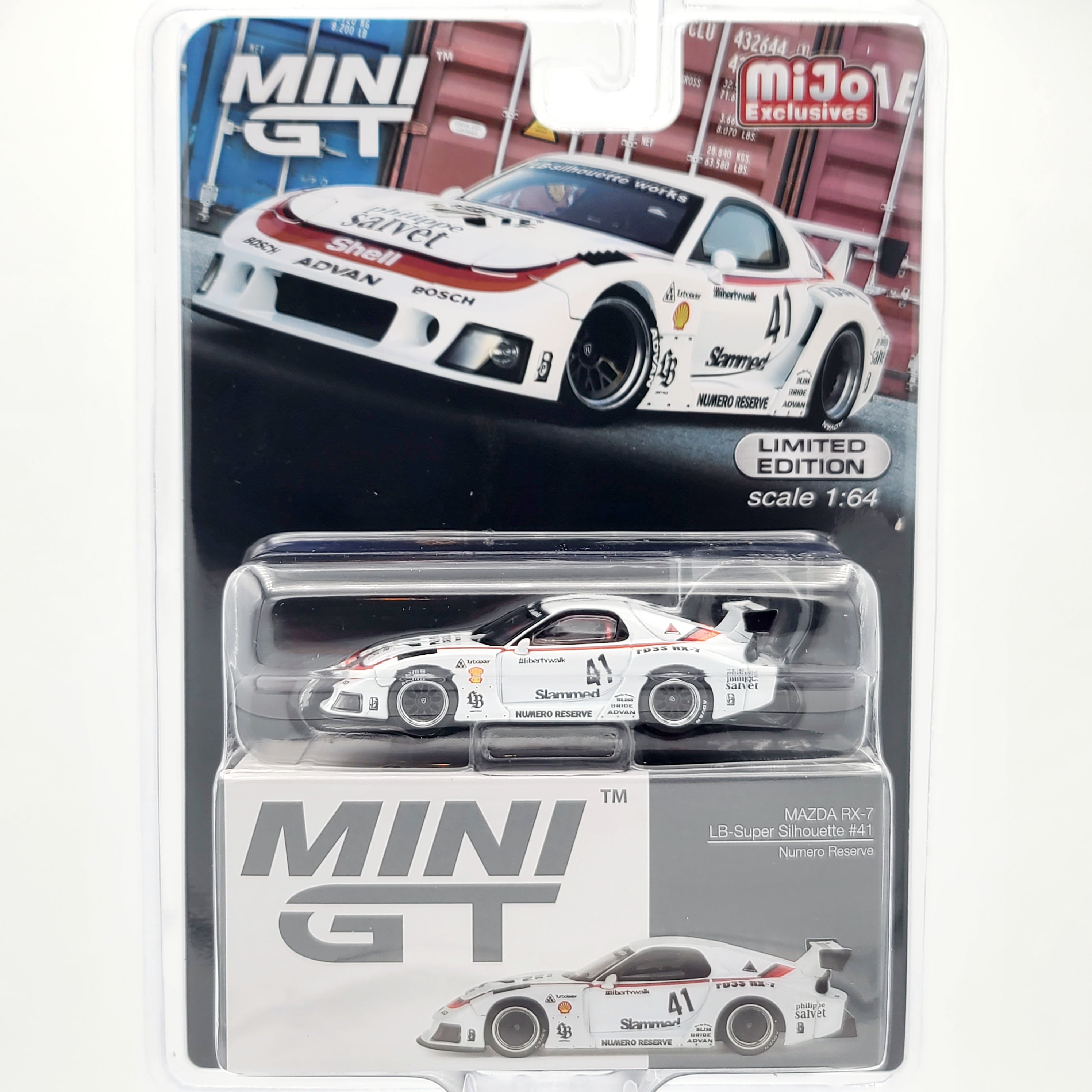 Mini GT Mazda RX-7 LB-Super Silhouette #41 - 1:64 scale, Numero Reserve (2025 MIJO Exclusives - Limited Edition)